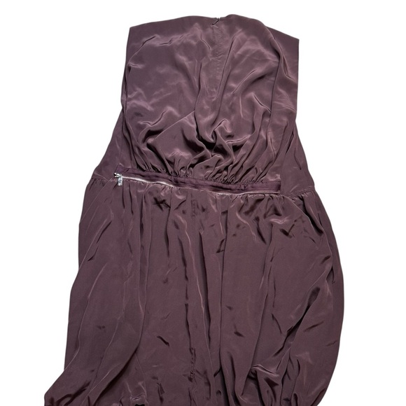 👗 Tibi Purple Silk Sleeveless Dress Women’s 2 Oversized Cocktail Party‎ 👗 - Picture 4 of 6